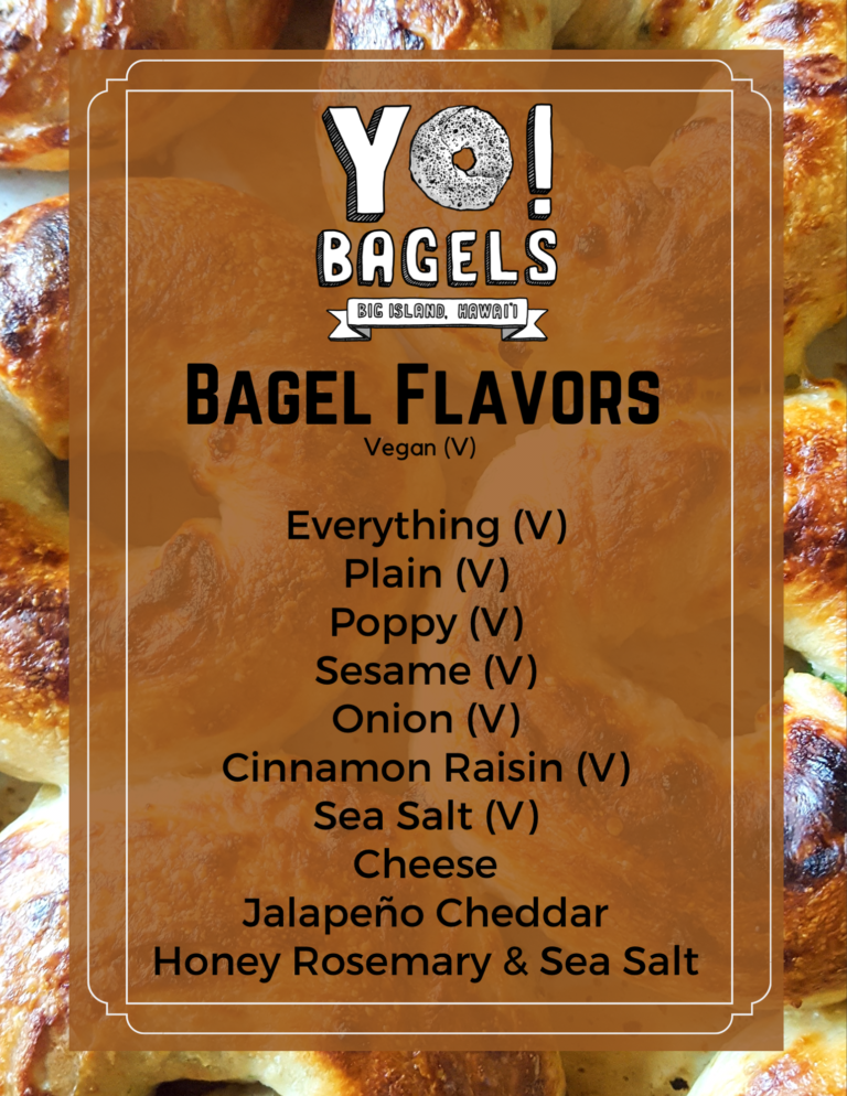 Bagel Flavors & Ordering Yo Bagels!